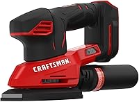 Vista 1 de CRAFTSMAN Lijadora de detalles inalámbrica 20V MAX, solo herramienta (CMCW221B), color rojo