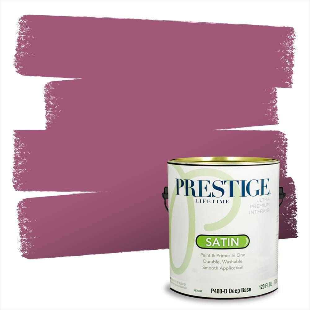 PRESTIGE Paints Interior Paint and Primer In One, 1-Gallon, Eggshell, Comparable Match of Benjamin Moore* Rose Garden*