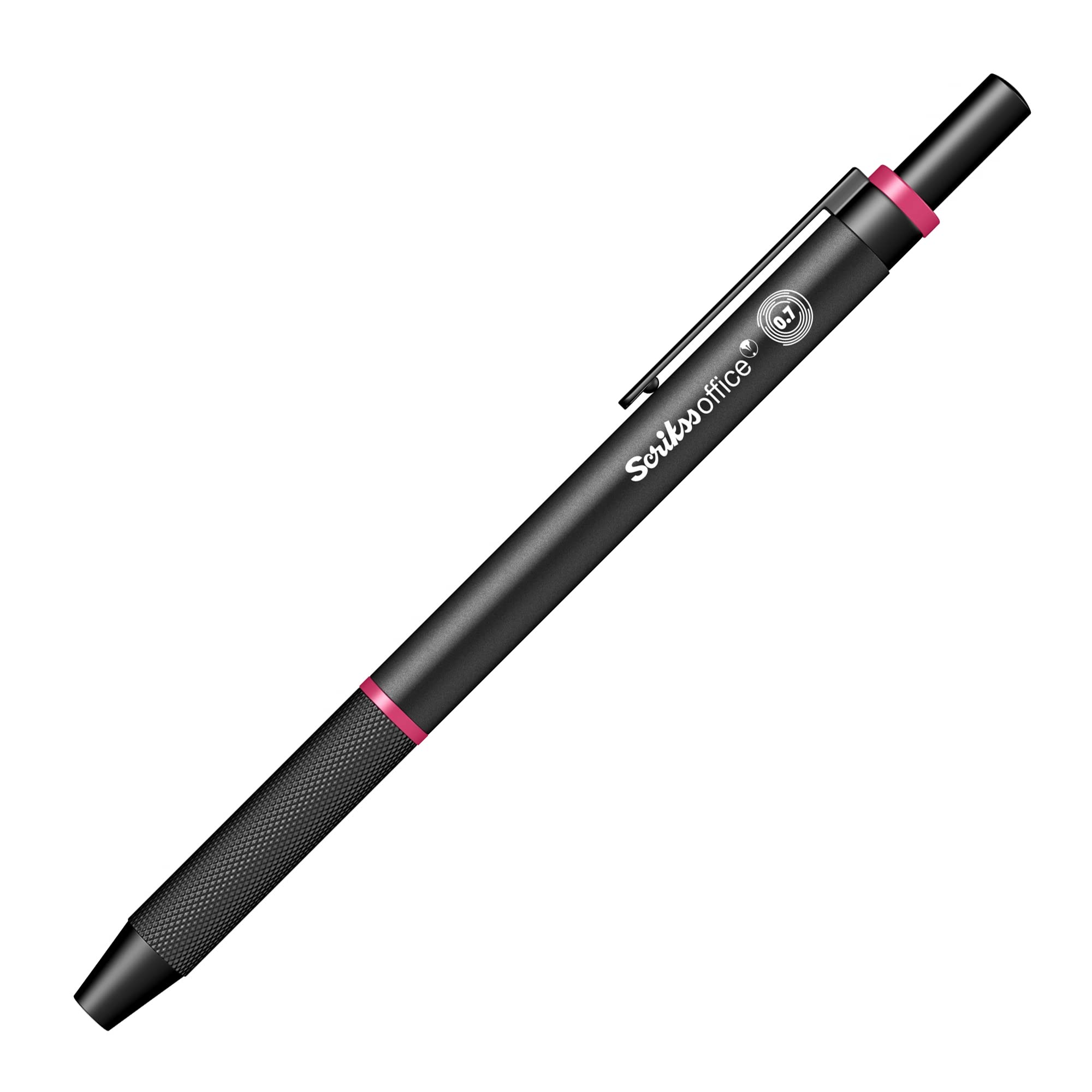 Scrikss Ołówek mechaniczny Twist Black Line BT (różowy, 0,7 mm)
