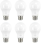 Linkind A19 LED Ampoules, 60W Ampoules lumineuses dimmables équivalentes, 4000K Blanc frais, 9W 800 Lumens LED Des ampoules, E26 Base standard 120V, Éclairage pour Chambre Salon Bureau d'accueil, 6 Boîtes