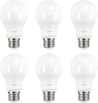 A19 LED Light Bulbs Dimmable, 40 Watt Equivalent, E26 Base, 2700K Soft White, 5W 450 Lumens CRI80+, 120V, UL Listed FCC Certified, LED Lights for Bedroom Living Room Home Office, 6 Packs