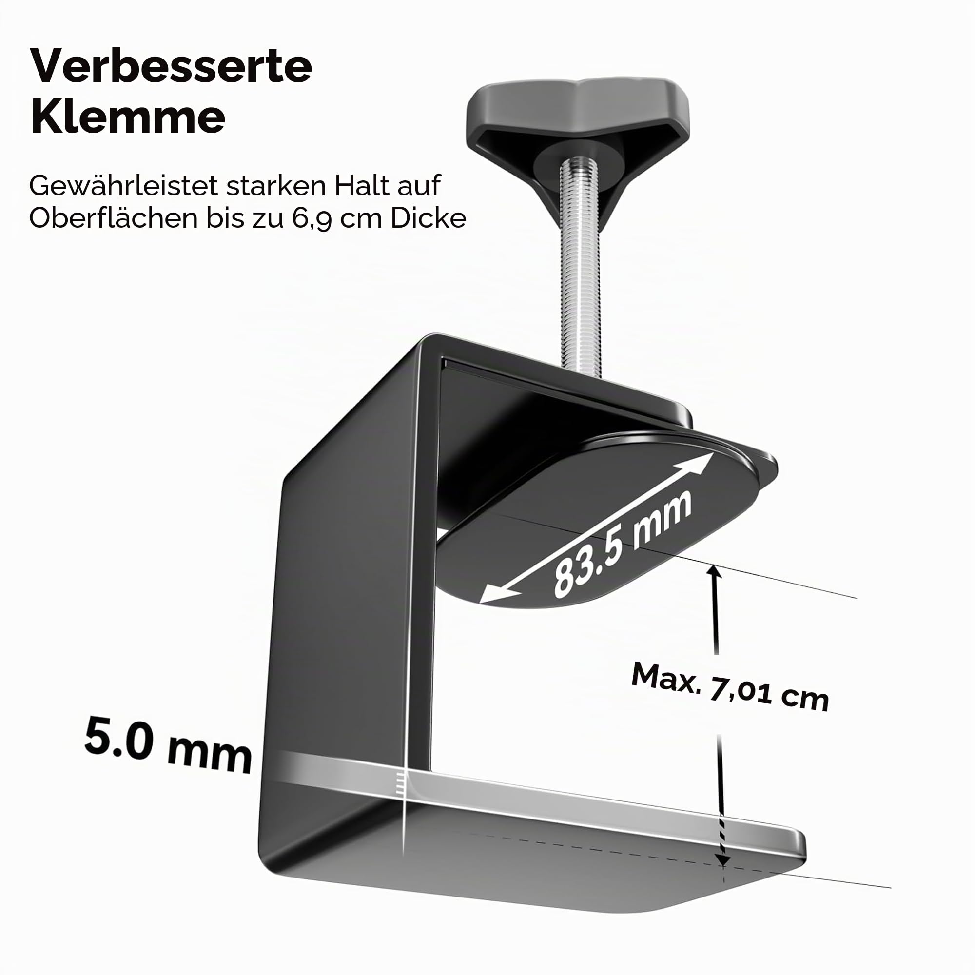 Faltbarer Hundepflegetisch-Arm mit Tischklemme – Höhenverstellbar 66–102 cm, Grooming-Arm mit Hängematte & Anti-Sitz-Schlaufe, Hunde-Fixierung für kleine & mittelgroße Hunde, Zuhause oder Salon