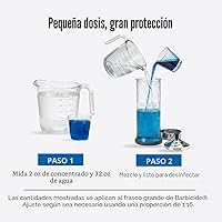 Vista 4 de Barbicide Concentrado desinfectante, 16 onzas líquidas