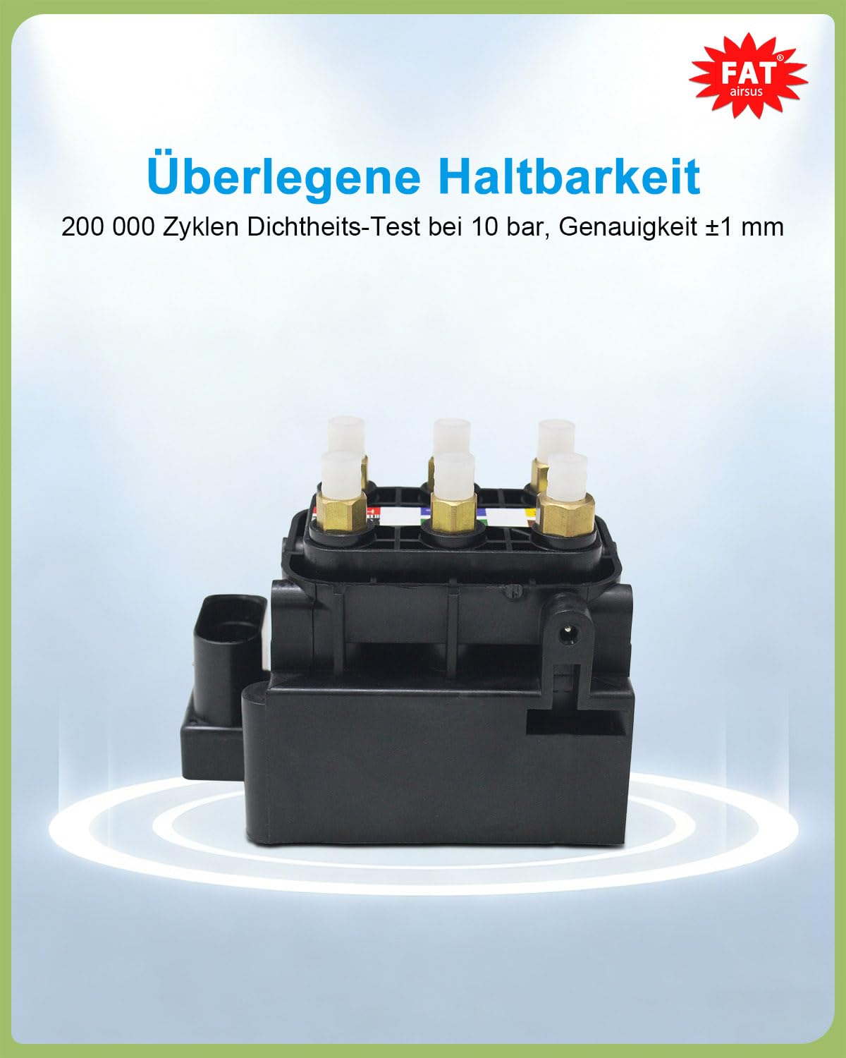 Luftfederung Kompressorventil Magnetblock Versorgung Steuergerät Luftversorgung Kompatibel mit 2006-2018 Mercedes Benz W164 W166 W221 W251 GL ML 2123200358 2513200058