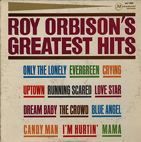 Roy Orbison - Roy Orbison's Greatest Hits - Monument, Monument - MLP-8000, MLP 8000 - United States - - Very Good Plus (VG+) - Very Good Plus (VG+) - LP