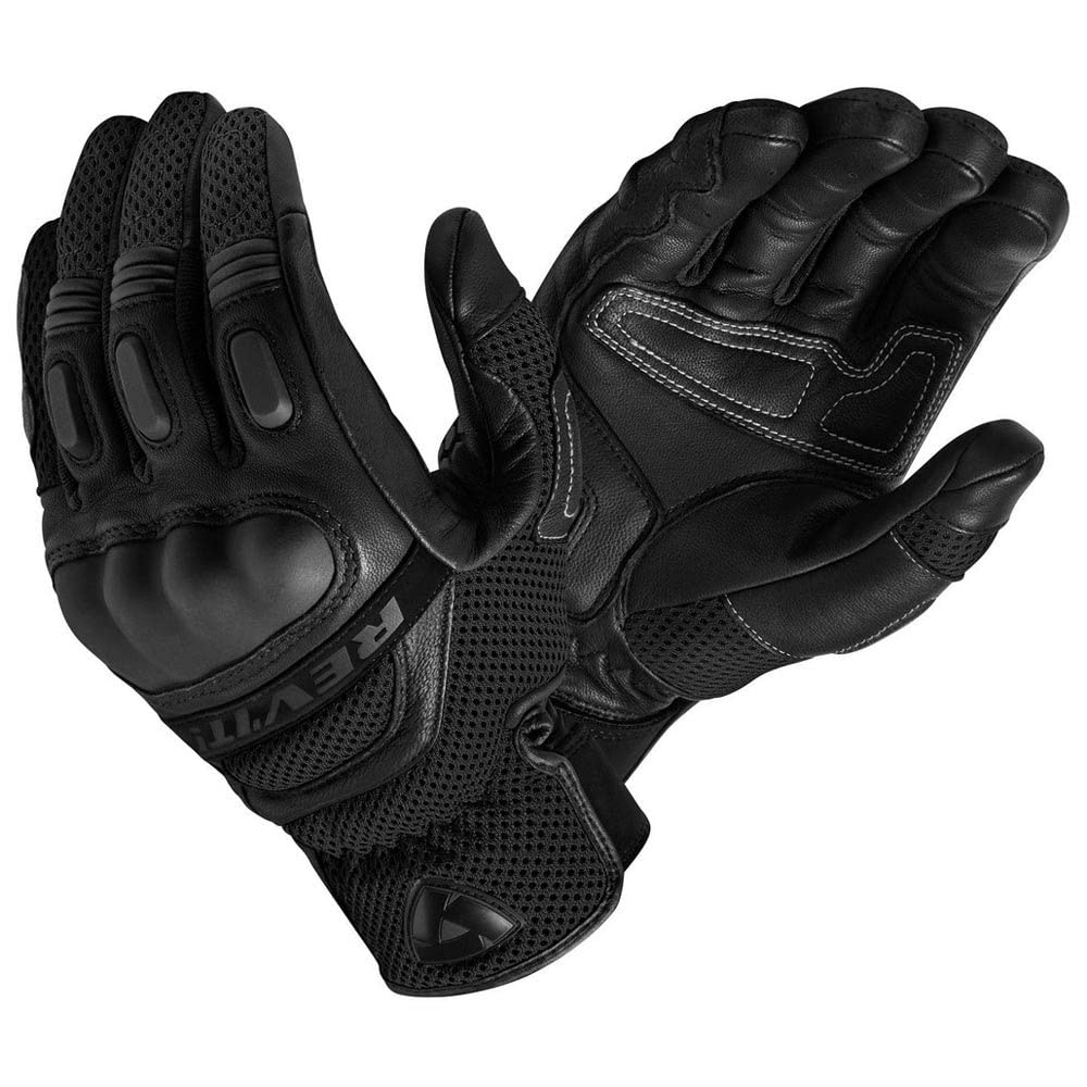 Revit Dirt 3 Guanti Motocross, nero/nero, XL