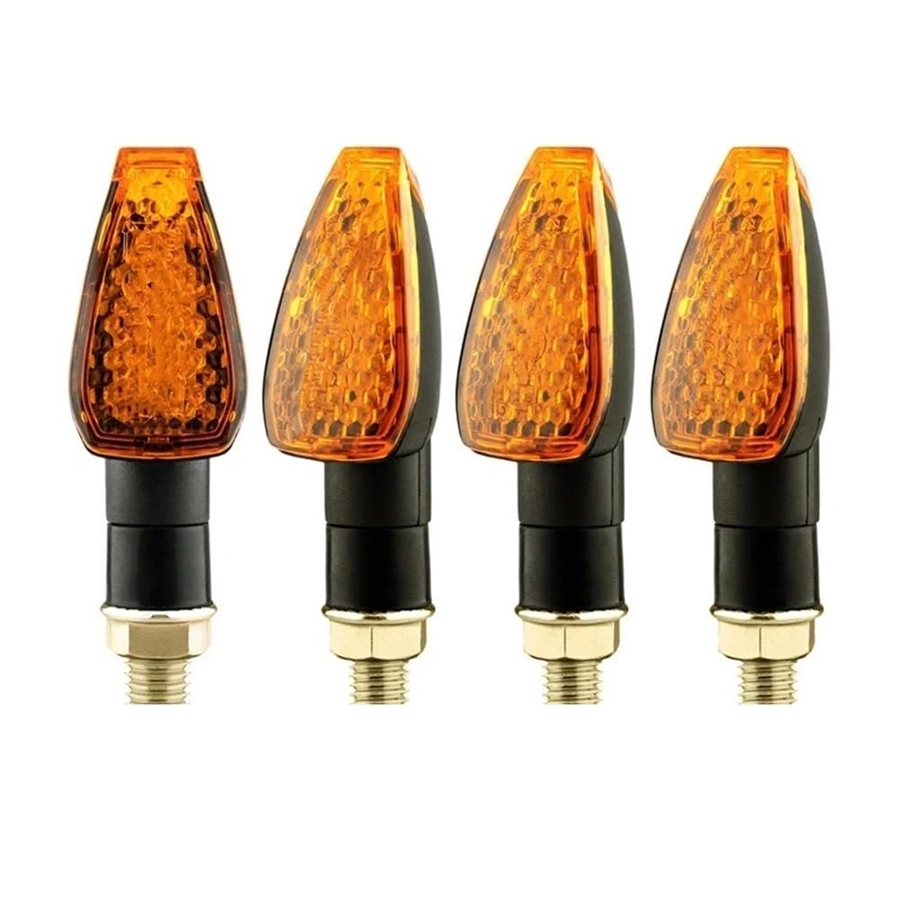 Clignotants moto 14LED ambre feux signalisation 12V indicateurs de direction - 8