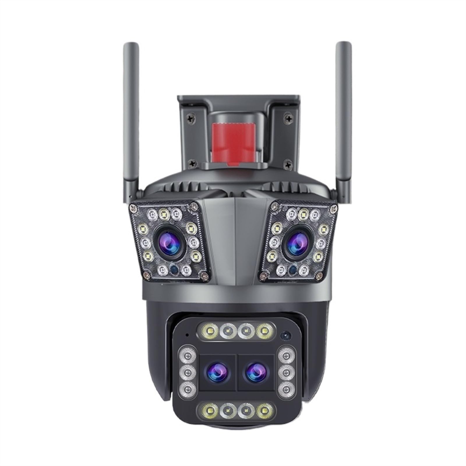 8K 16MP zewnętrzna kamera z 12-krotnym zoomem obiektyw Thhour trzy ekrany kamera IP ochrona bezpieczeństwa wykrywanie ruchu 4K CCTV przetrwanie Wykrywanie ruchu(8K 16MP Add 64G)