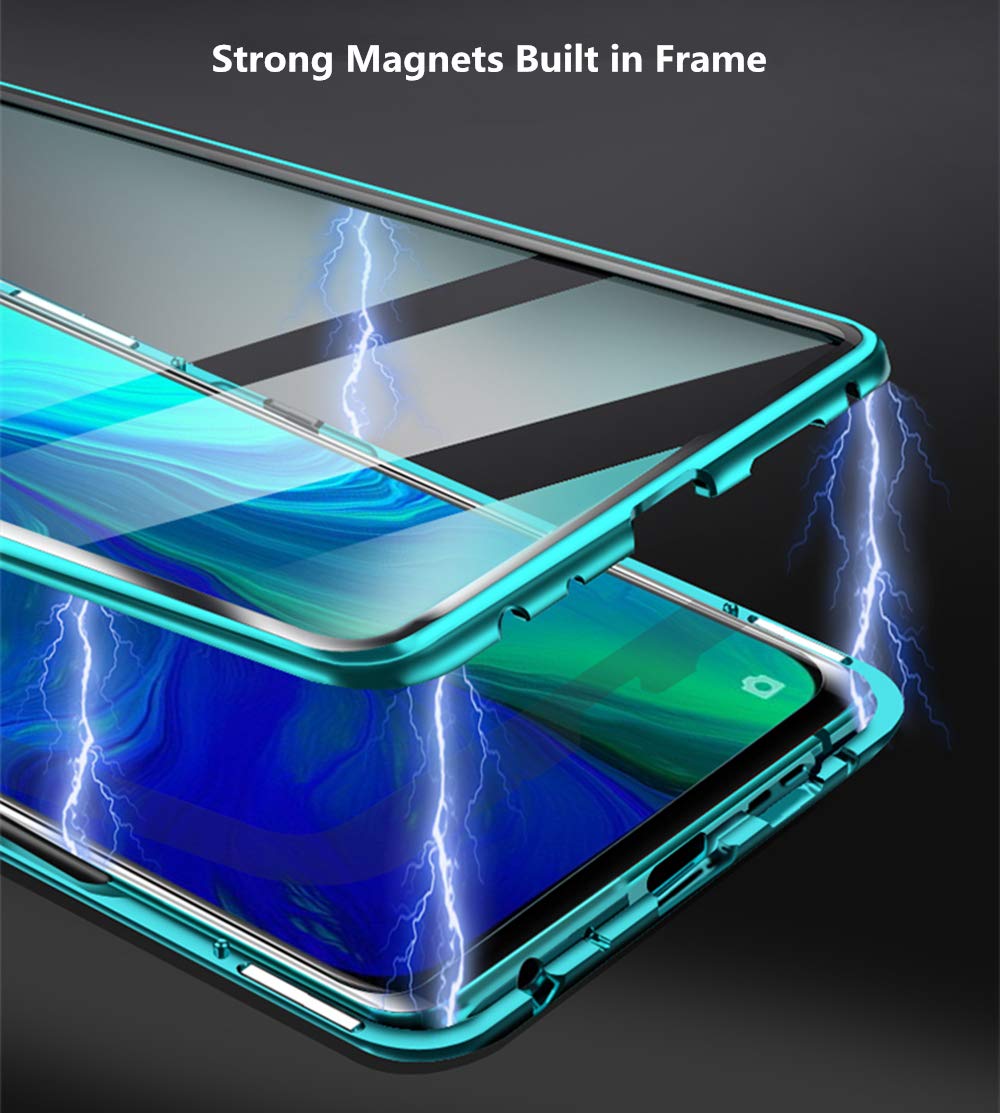 Coque Magnétique Anti-choc Pour Realme C51, étui Robuste Avec Anneau Et Charge Sans Fil