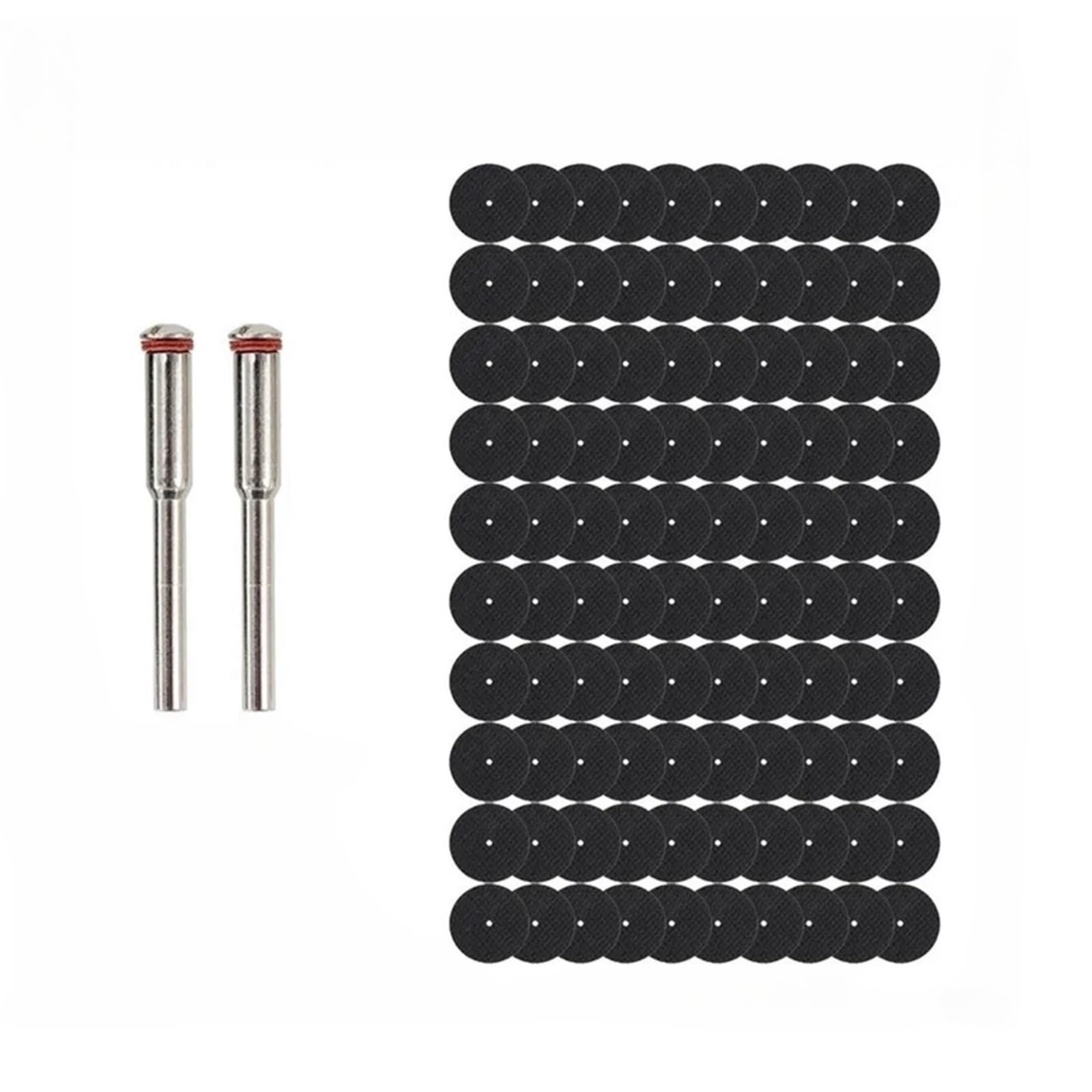 Disques de Coupe abrasifs 32 mm, 5 à 100 pièces, avec mandrins, meules, Accessoires, Outil Rotatif du métal, Lame scie(102pcs Set)