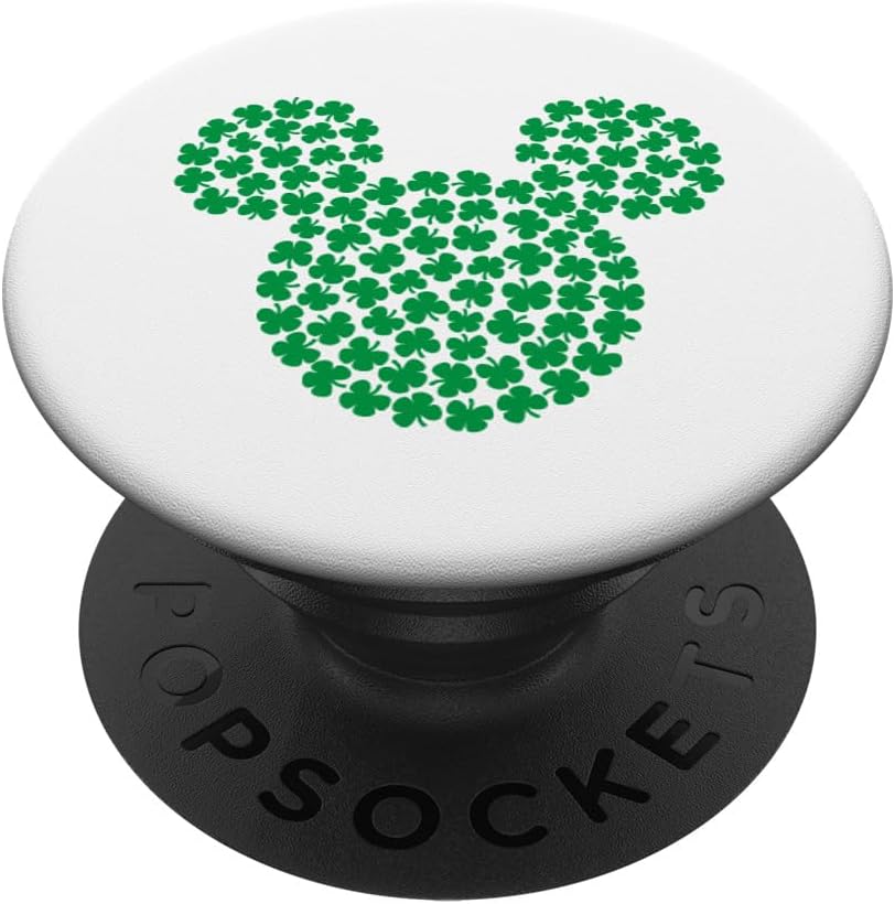 Disney Mickey Mouse Shamrock St. Patrick's Day PopSockets MagSafe PopGrip for iPhone