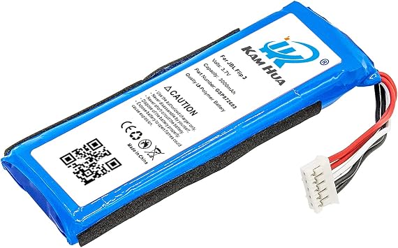 GSP872693 Battery Compatible for Flip 3, 3.7V, 3000mAh, GSP872693 Battery