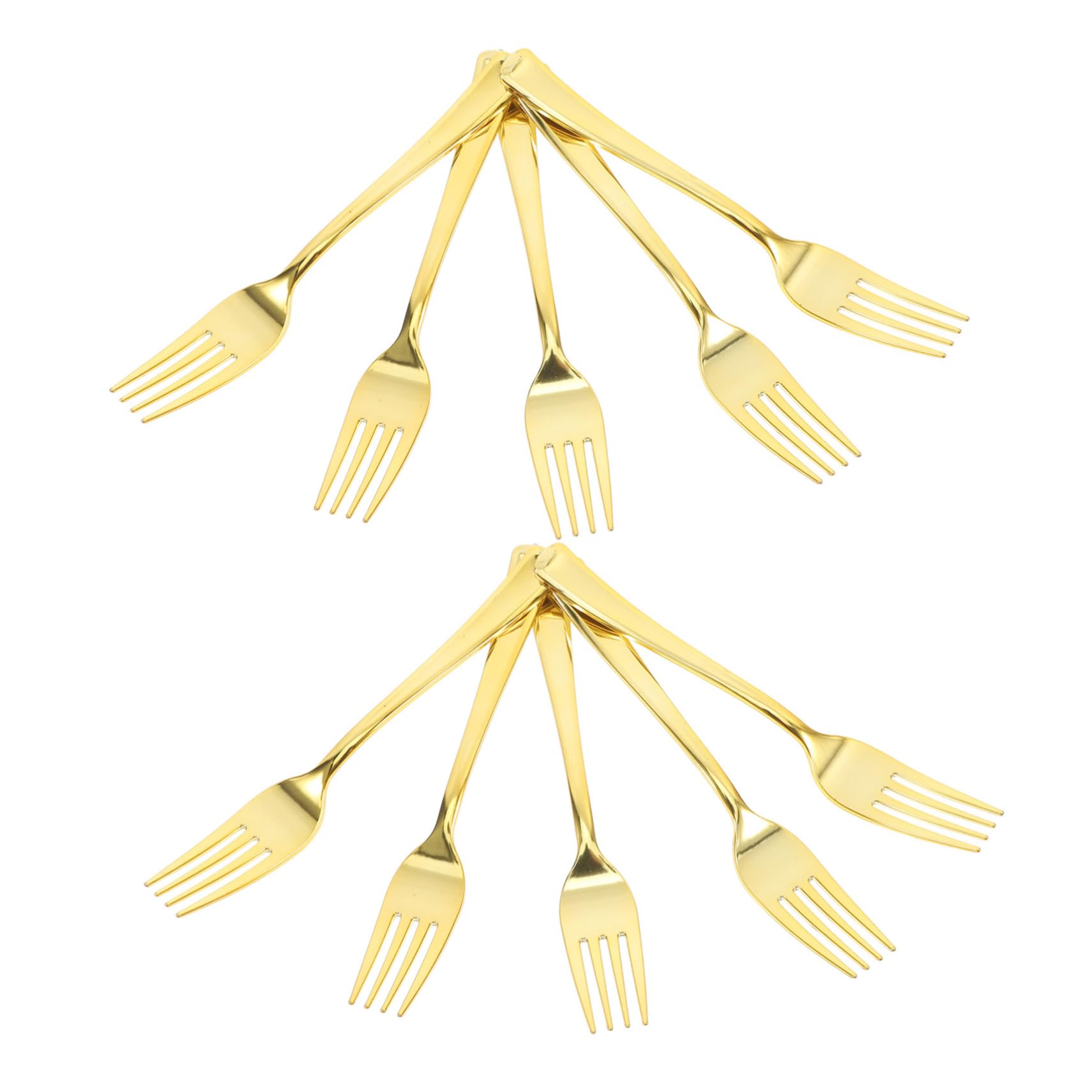 HOLIDYOYO 25pcs Heavy Duty Disposable Forks Silverware Set Party Forks for Birthday Wedding Dinner Silverware Cutlery
