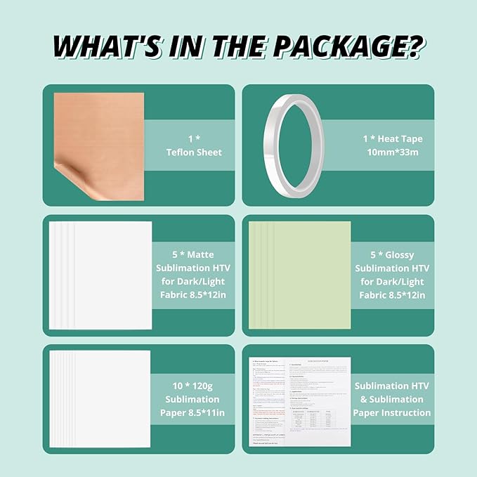 Prensa Térmica Automática HTVRONT 15x15 para Camisetas con Kit Sublimación miniatura 7