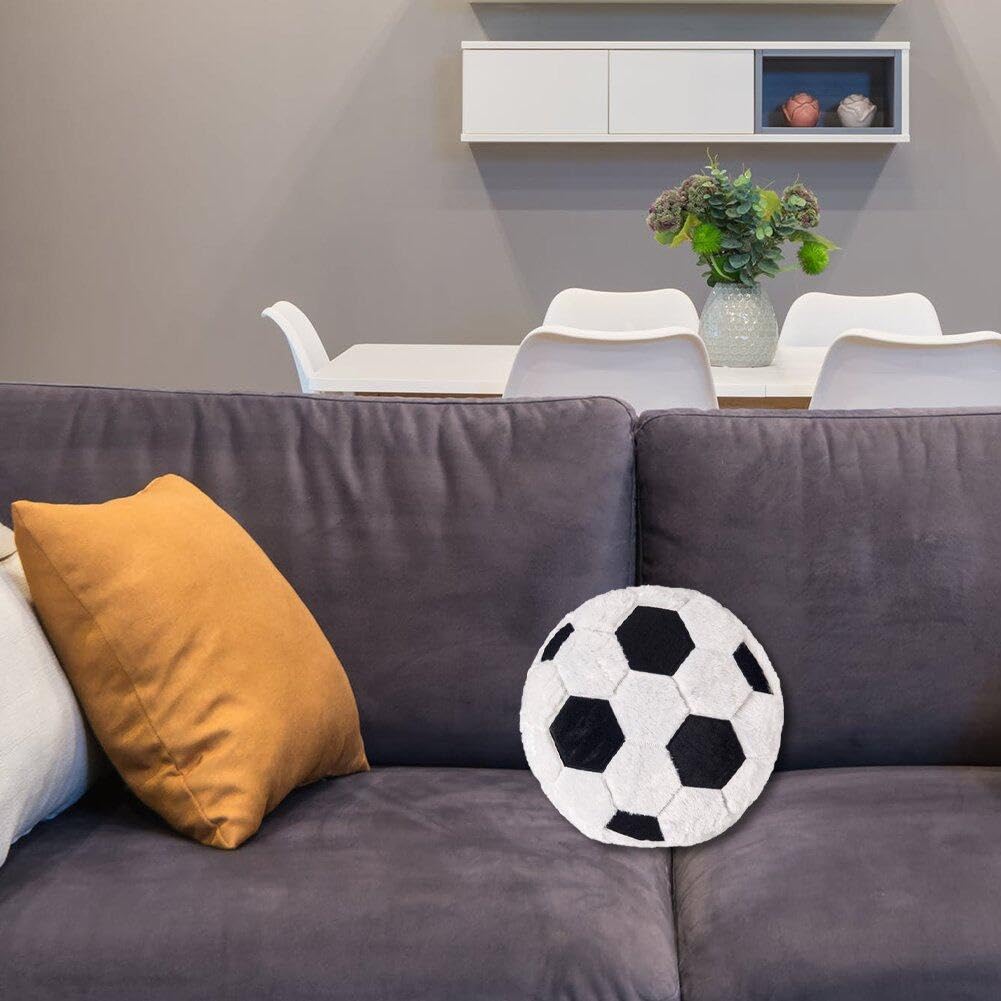 2 Coussins En Forme De Ballon De Football - Décoration Sportive Pour Chambre D'Ado - 5