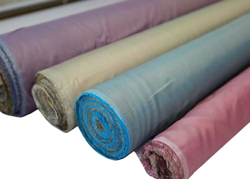 Faraday Protection and LF Shielding Fabric-Silver/RPET Woven Blended Fabric EMI RFID Shielding 39"x59" inch Soft and Washable