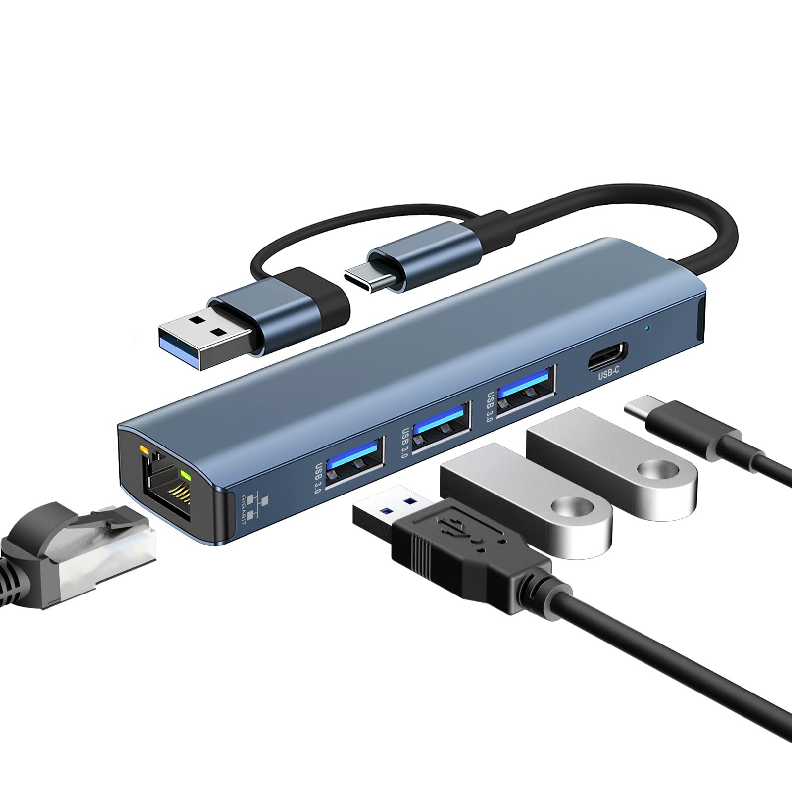 Carte Réseau USB 3.0 Gigabit Ethernet 10/100/1000 MBps