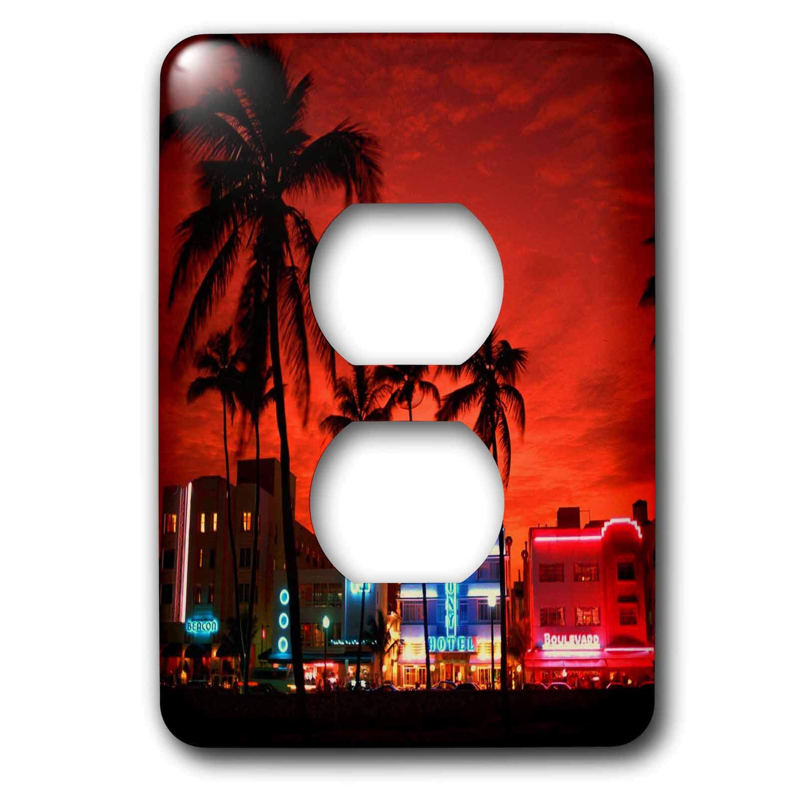 Cache prise South Beach Sunset plaque decorative murale interrupteur lsp_21721_6