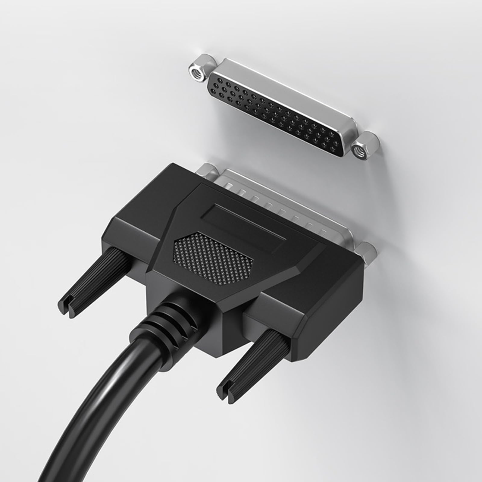Maschio del PVC DB44 al porto parallelo di serie delle trecce del di alluminio del cavo femmina/maschio per il computer e le macchine