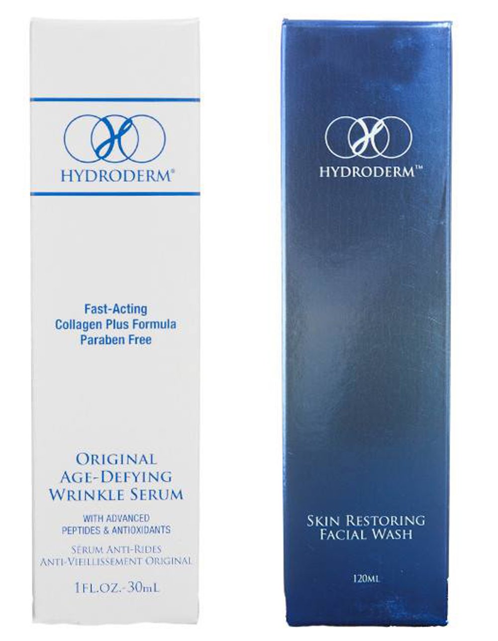 Original Age-defying Wrinkle Serum 30ml and Hydroderm Skin Restoring Facial Wash 120ml 2 Piece Bundle
