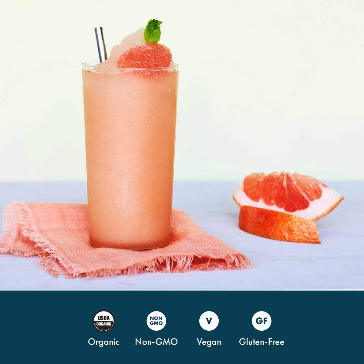 Kelvin Slush Co. – Organic Frozen Cocktail & Slush Mix – Award-Winning Slush Machine & Blender Mix, Bars, Restaurants, At Home - 2 Pack - Frose Blanc