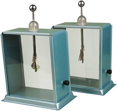 Physics Experiment,2Pcs Foil Electroscope Electrostatic Experiment Measurement Lightweight Teacher Demonstration Practical for Home High School
