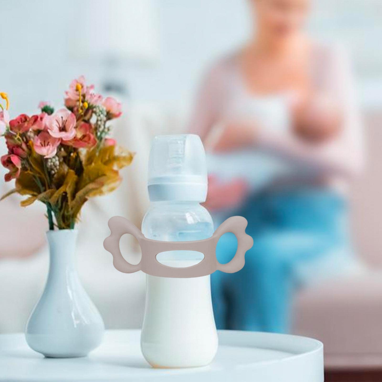 3 Poignées De Biberon En Silicone - Préhension Facile Pour Bébé - Grand Format