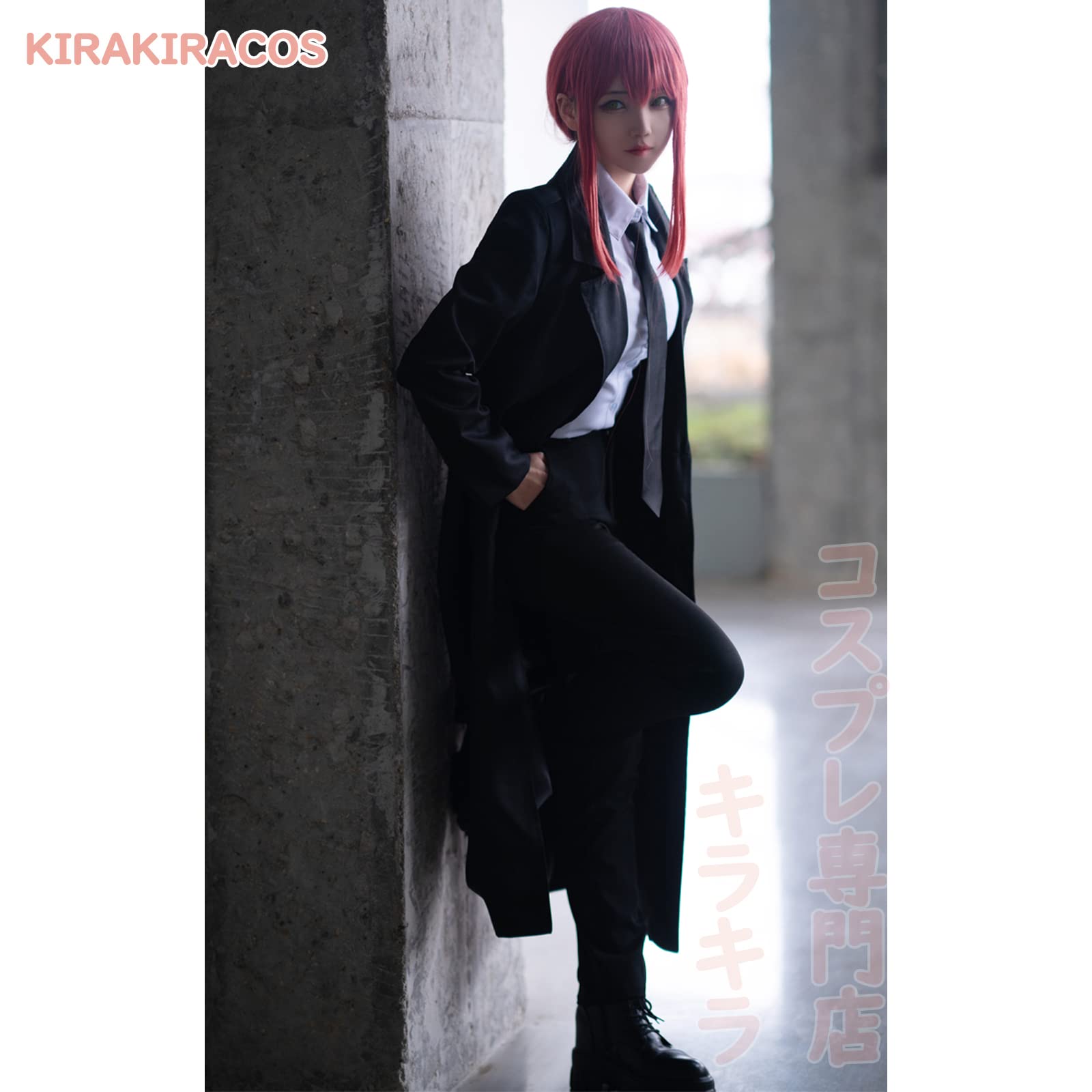 Amazon.co.jp: チェンソーマン マキマ コスプレ 衣装 ウィッグ 靴 追加