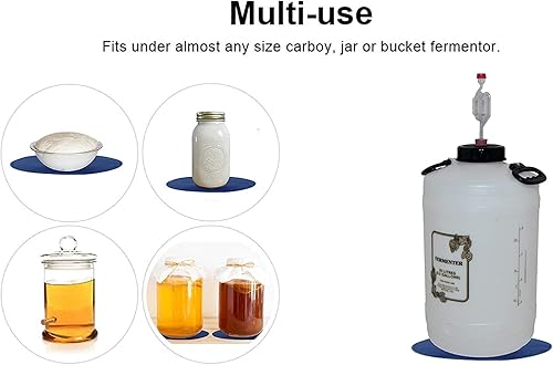 Miniatura 7 de Almohadilla térmica de cocina BrandX con controlador de temperatura para fermentación