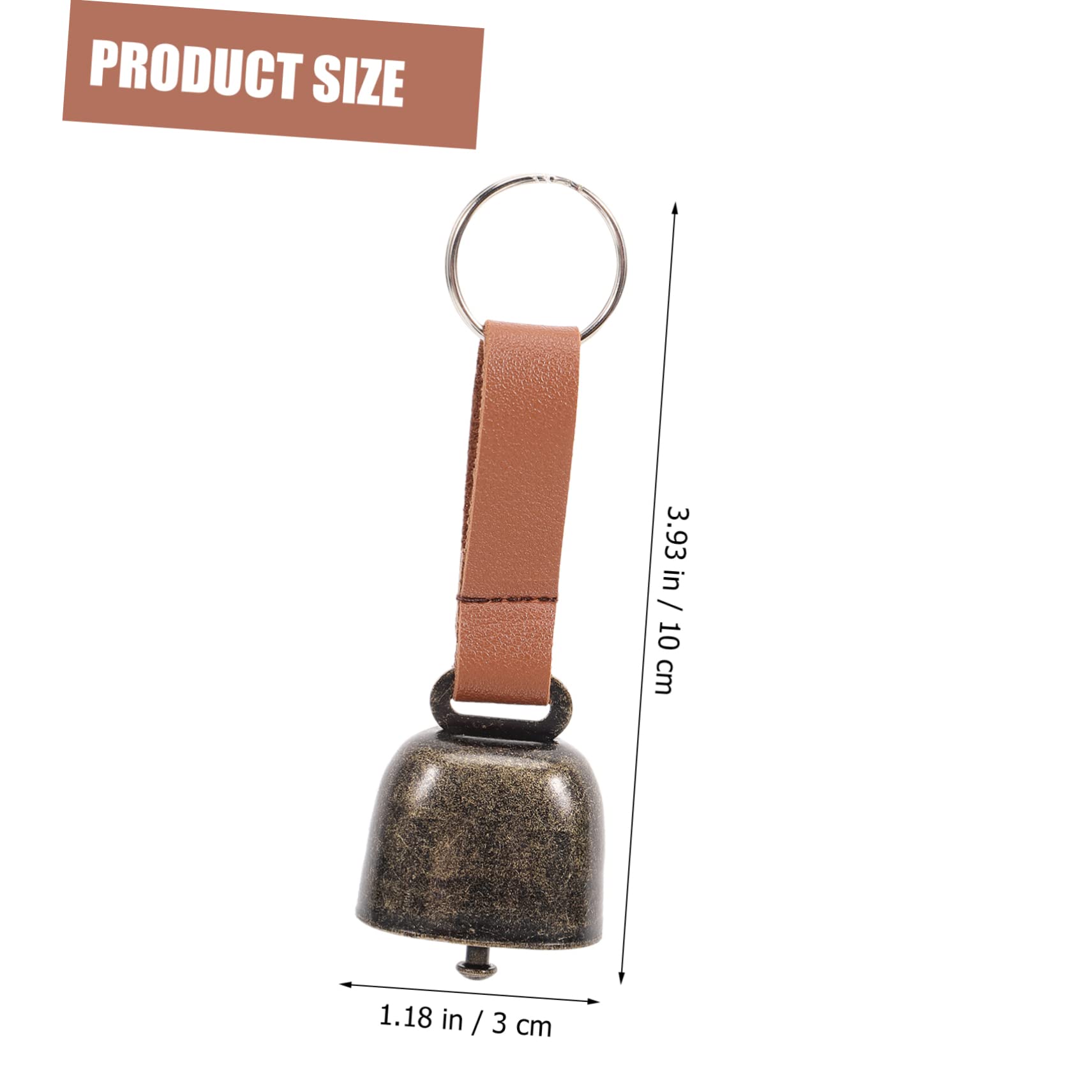 Outanaya 2Pcs Bear Bell for Hiking Climbing Loud Emergency Bell for Outdoor Safety Durable Finish Crisp Sound for Pet and Animal Detection Easy Mute Feature