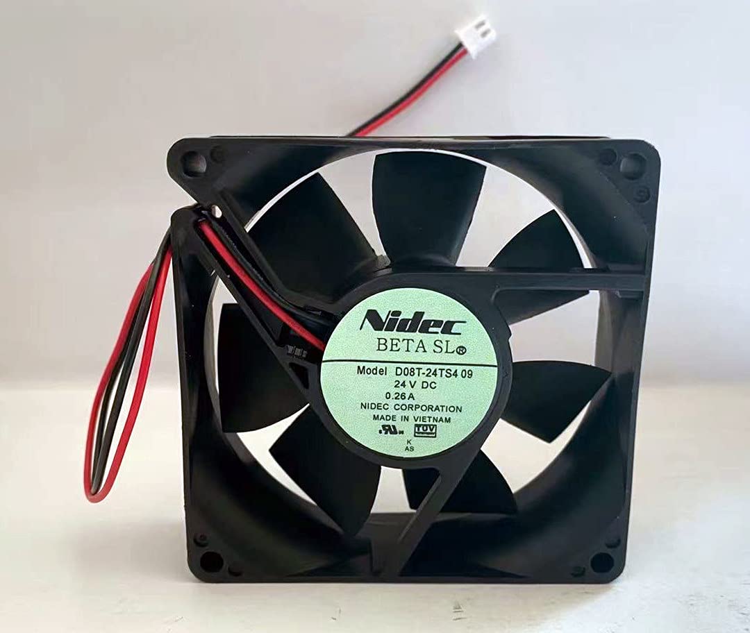 Amazon.com: D08T-24TS4 09 Nidec 24V 80mm Fan, 24V 0.26A 8025