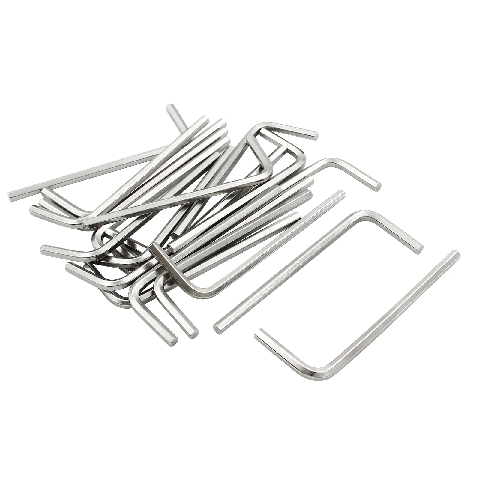 Luomorgo 20 Pcs 2.5mm/7/64 Inch Allen Wrench, L Shaped Hex