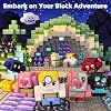 GobiDex 108pcs Magnetic Blocks with Action Figures, Interactive Role-Playing Magnetic Building Toy Set, Toddlers STEM Learning Gift for Christmas