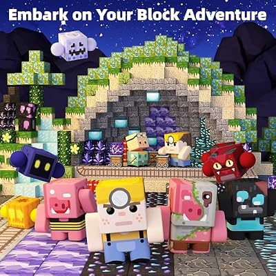 GobiDex 108pcs Magnetic Blocks with Action Figures, Interactive Role-Playing Magnetic Building Toy Set, Toddlers STEM Learning Gift for Christmas