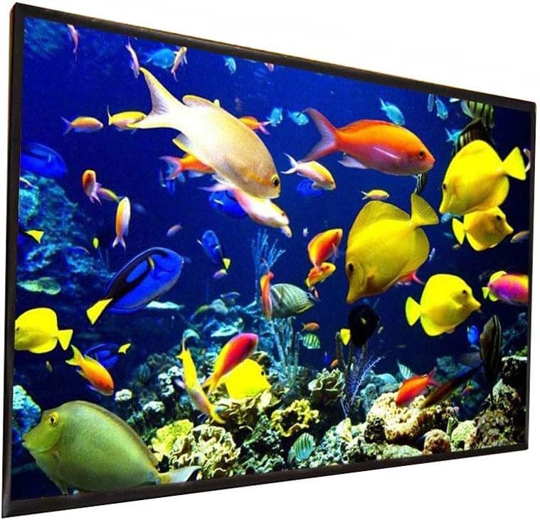Écran de projection extérieur en tissu blanc pliable pour projecteur LED