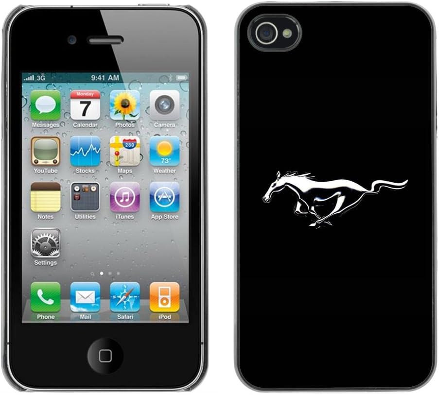 GagaDesign Phone Accessories: Hard Case Cover for Apple iPhone 4 4S - Mustang Wild Horse