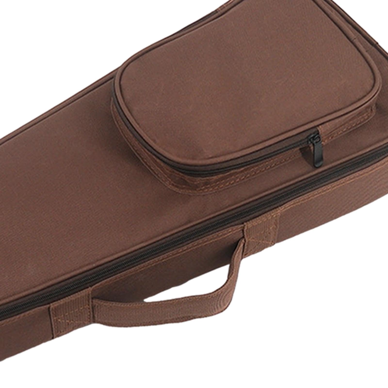 Ukulele Koffer, Ukulele Tasche mit Griff, Große Tasche, Staubdicht, Ukulele, Tragbar, für Konzert, Bühne, Auftritt, Anfänger, Geschenke, Reisen, 23 Zoll