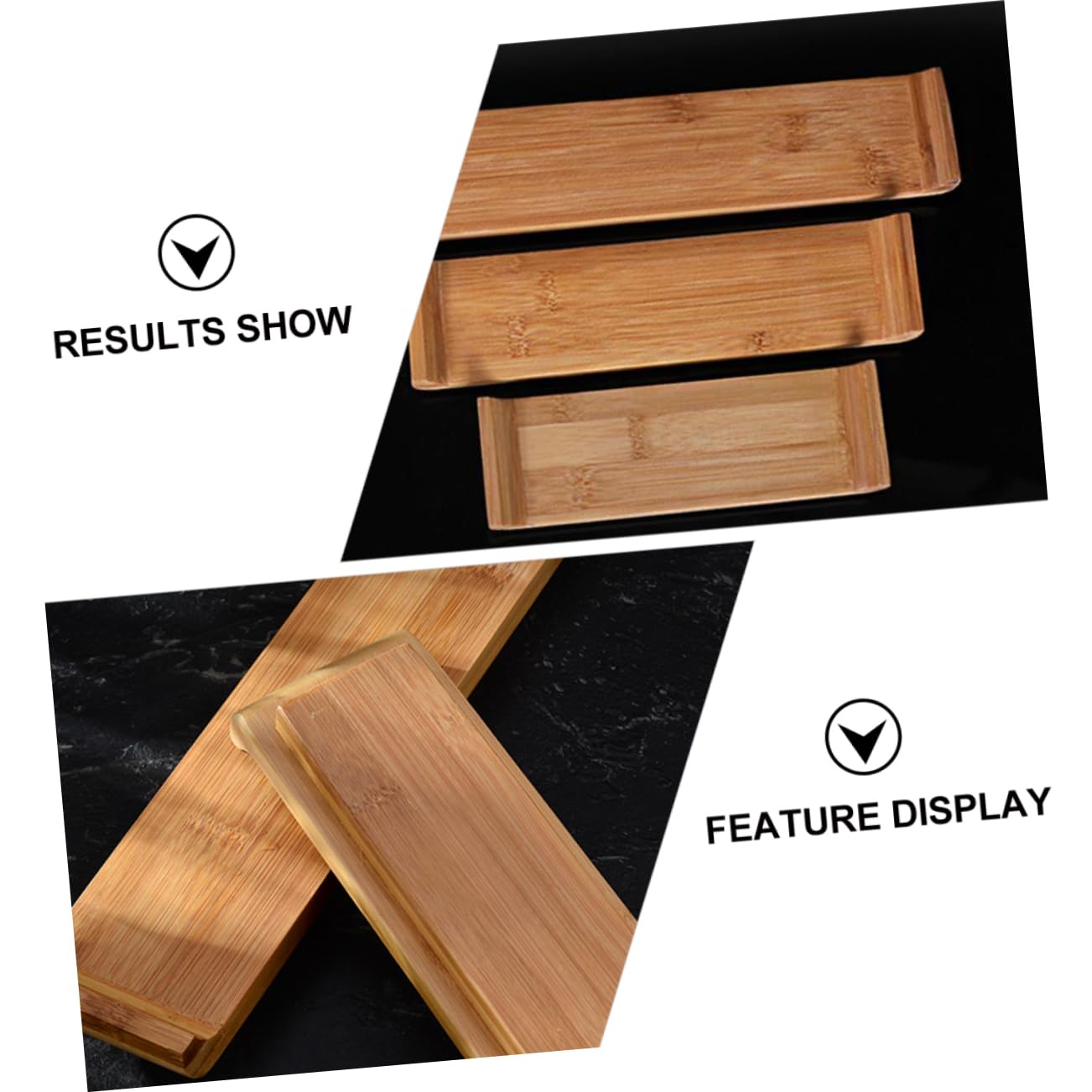 COLLBATH Wooden Sushi Plate Decorative Trays Household Sushi Tray Appetizer Serving Tray Sashimi Plate Sushi Serving Platter Japanese Sushi Plate Japanese Sushi Tray Food Decor