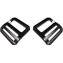 G Hook Buckles Tactical Adjustable Webbing G Shaped Wave Buckle with Adjustable Spring Door, G-Clip Backpack Strap