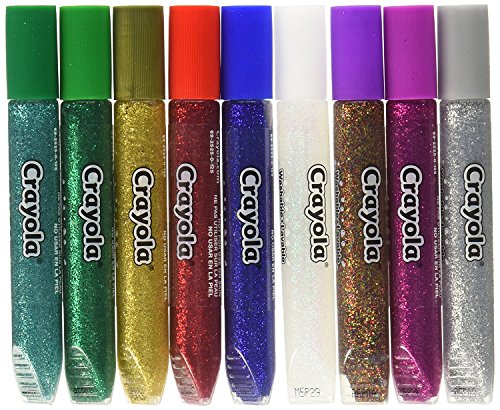 Crayola 5CT Super Sparkle Washable Glitter Glue