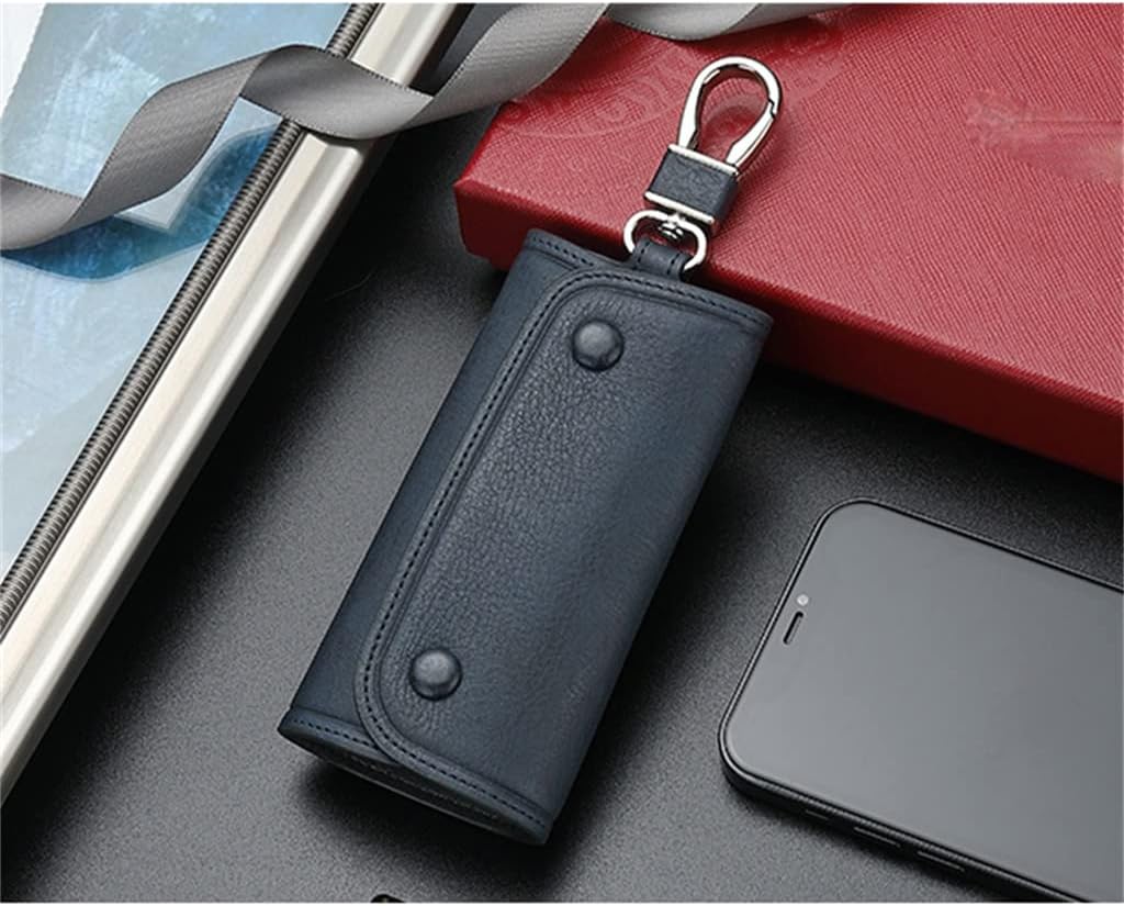 Multifunctional Key Bag Practical Men's Waist Hanging Large-capacity Leather Car image 2