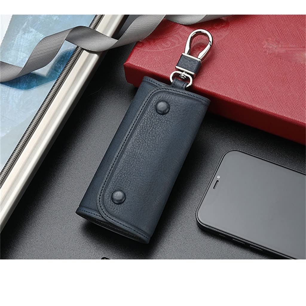 Rimani organizzato ed Elegante con Un Porta Carte in Pelle Fatto a Mano, Portachiavi retrò, Perfetto per Le Donne Sempre in Movimento