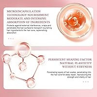 Vista 6 de Barra de cera para el cabello en barra de cera para el cabello de larga duración, barra de cera para mujer, cera de peinado no grasa, palo de pomada