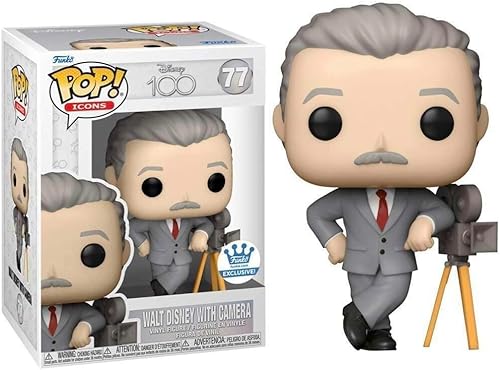 Funko Pop! Walt Disney con cámara (iconos) #77 - Exclusivo de Funko Shop