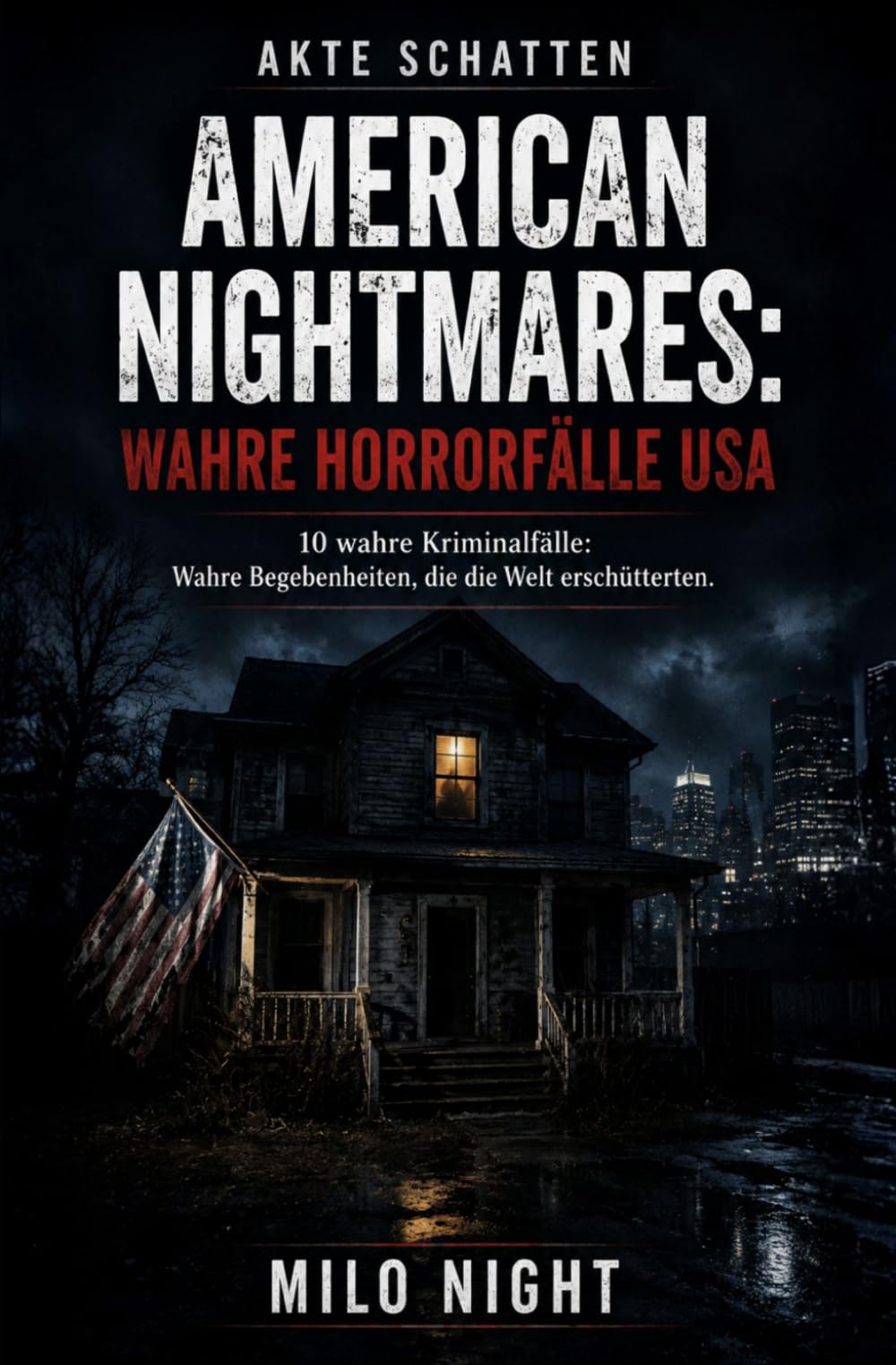 AKTE SCHATTEN: American Nightmares - Wahre Horrorfälle USA: 10 True-Crime-Fälle aus den USA: Berühmte und schockierende Kriminalgeschichten über ... Abgründe (AKTE SCHATTEN: Wahre Kriminalfälle)
