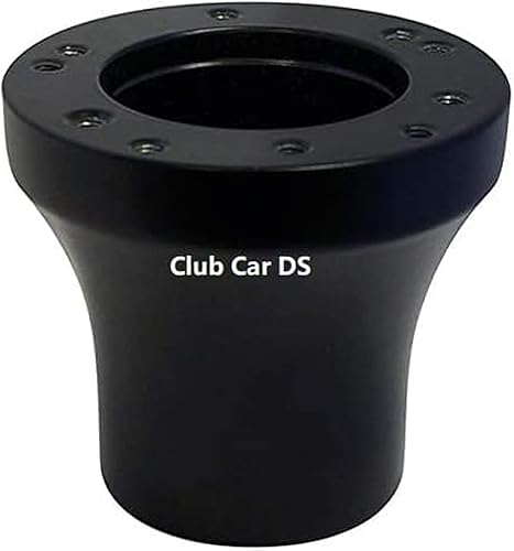 Miniatura 8 de Huskey 12.5 Inch Trooper Style Steering Wheel for Club Car PrecedentDS,Yamaha,Ezgo TXTRXV G&E Golf Carts with a 56 Hole Pattern Matt Black Hub