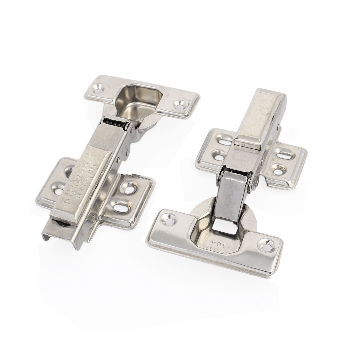 SJT® 115mm Long 304 Stainless Steel Concealed Full Overlay Door