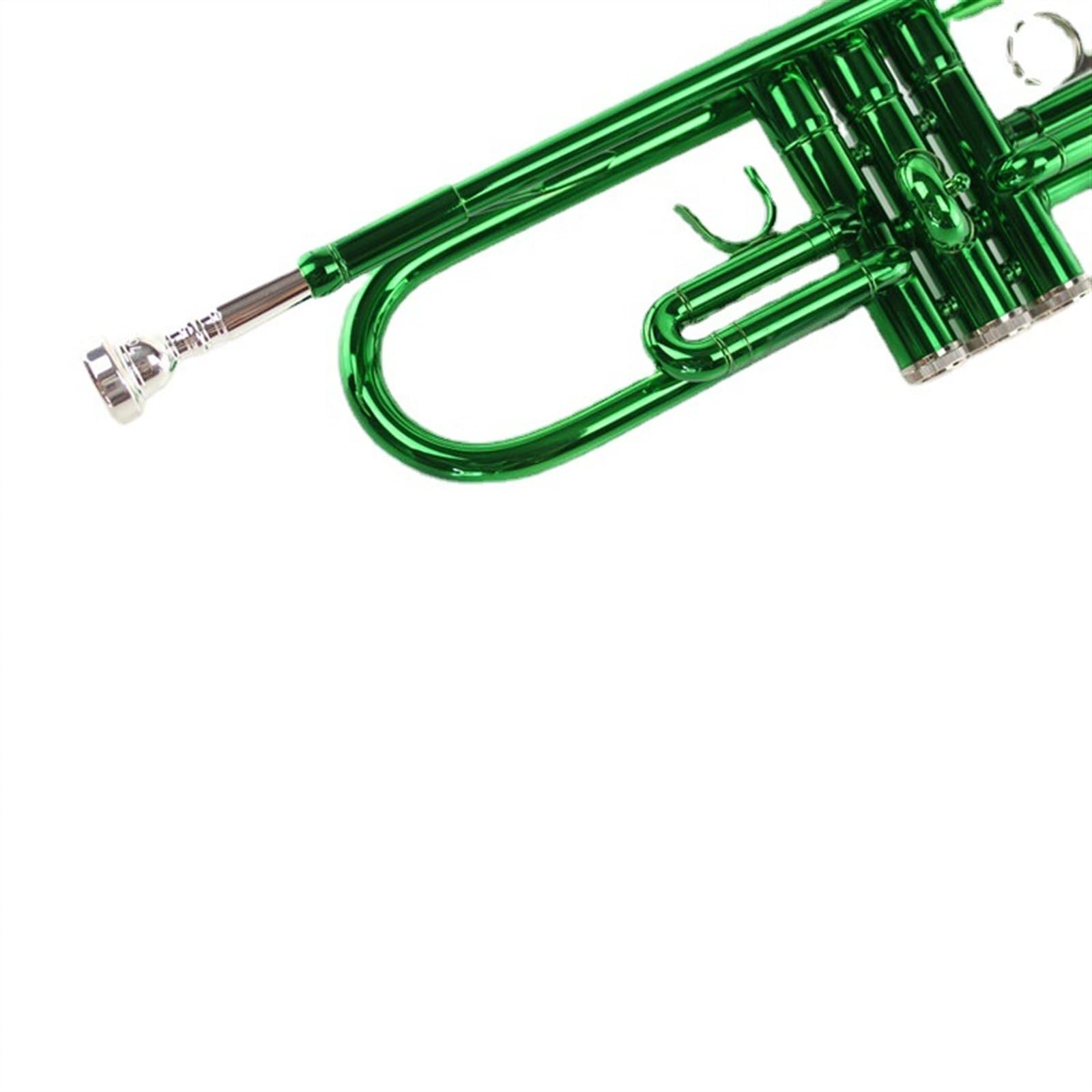 Standard Trompeten Anfänger Grün B Trompete Instrument Edelstahl Professionelle Messing Satten Ton