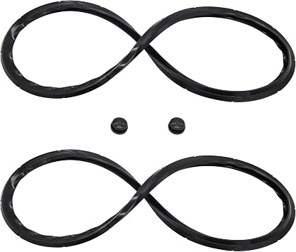 09985 Sealing Ring for Presto Pressure Cooker 16 18 23 Quart Canner Parts Replace 01745 01751 01755 01781 01782 01784 with Overpressure Plug 2/Pack