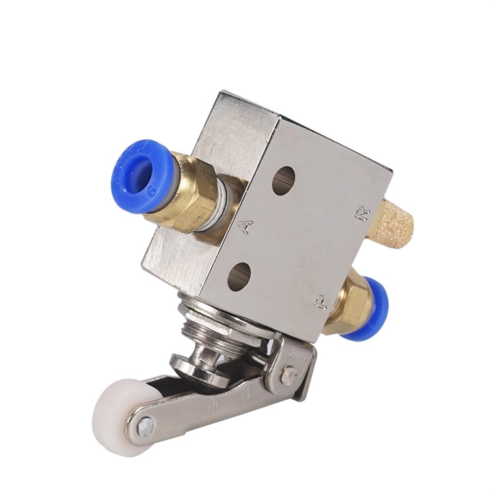 Vannes mécaniques manuelles et pneumatiques Soupape d'échappement mécanique TAC2-31P-34C 2P3W, levier à rouleau, raccords filetés femelles 1/8"(6mm)
